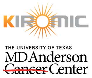 Kiromic MD Anderson logo